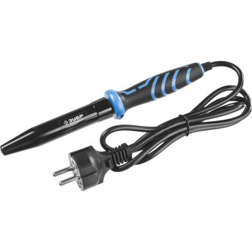 55413-60 | Паяльник с двухкомпонентной рукояткой, с защитным колпачком, керамическим нагревательным элементом, 60Вт, конус, ЗУБР ПРОФЕССИОНАЛ-1