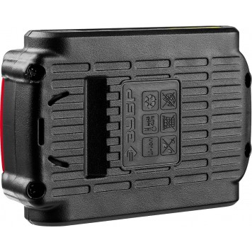 АКБ-18-Ли 15М2 | Аккумуляторная батарея 18 В, Li-Ion, 1.5 Ач, ЗУБР МАСТЕР-1