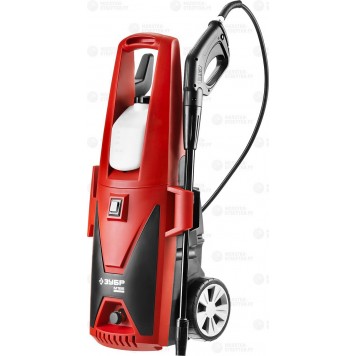 АВД-165 | Мойка высокого давления (минимойка) электр ,макс. 165Атм,396л/ч,2400Вт,колеса,бачок для средства,АКВА-СТОП,5м шланг,пистолет 375, ЗУБР МАСТЕР-0