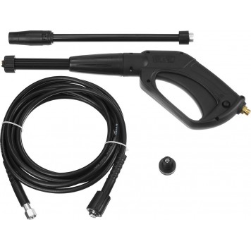 АВД-165 | Мойка высокого давления (минимойка) электр ,макс. 165Атм,396л/ч,2400Вт,колеса,бачок для средства,АКВА-СТОП,5м шланг,пистолет 375, ЗУБР МАСТЕР-7