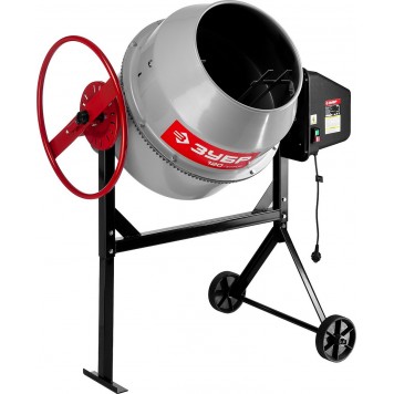 БС-120-600 | Бетономешалка (бетоносмеситель), чугунный венец, 120 л, 600Вт, ЗУБР МАСТЕР-2