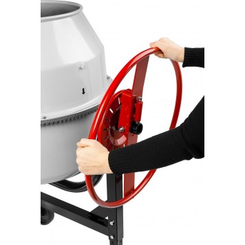 БС-120-600 | Бетономешалка (бетоносмеситель), чугунный венец, 120 л, 600Вт, ЗУБР МАСТЕР-14