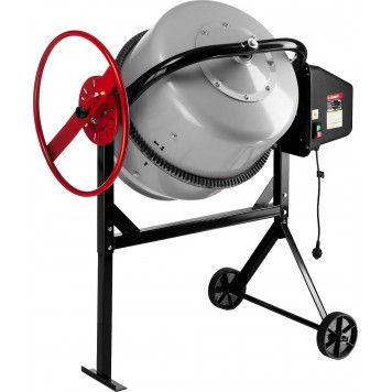 БС-120-600 | Бетономешалка (бетоносмеситель), чугунный венец, 120 л, 600Вт, ЗУБР МАСТЕР-3