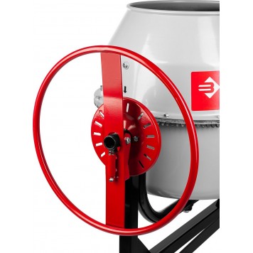 БС-140-600 | Бетономешалка (бетоносмеситель), чугунный венец, 140 л, 600Вт, ЗУБР МАСТЕР-13