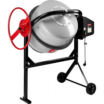 БС-160-600 | Бетономешалка (бетоносмеситель), чугунный венец, 160 л, 600Вт, ЗУБР МАСТЕР-3