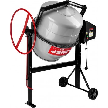 БС-180-850 | Бетономешалка (бетоносмеситель), чугунный венец, 180л, 850Вт, ЗУБР МАСТЕР-3