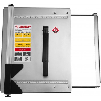ЭП-200-1000Н | Электроплиткорез диск 200 мм, глубина реза 90°-40мм/45°-25мм, стол 500х400мм, 2950об/мин, 1000Вт, ЗУБР МАСТЕР-6