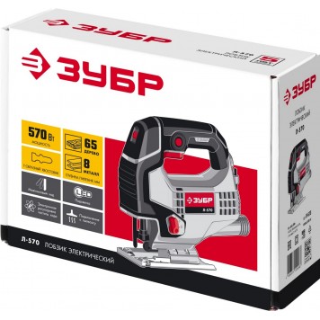 Л-570 | Лобзик электрический, 570 Вт, ЗУБР МАСТЕР-12
