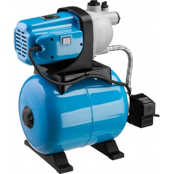 НАС-М3-1200 | Станция насосная М3 автоматическая, 1200 Вт, пропускная способность 63 л/мин, напор 46 м, бак 20 л, ЗУБР МАСТЕР-3