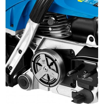 ПБЦ-490 45ДП | Пила цепная бензиновая, хромир. цилиндр, праймер, декомпрессионный клапан, 49 см3 (2,2 кВт), шина 45 см, 12500 об/мин, ЗУБР ПРОФЕССИОНАЛ-11