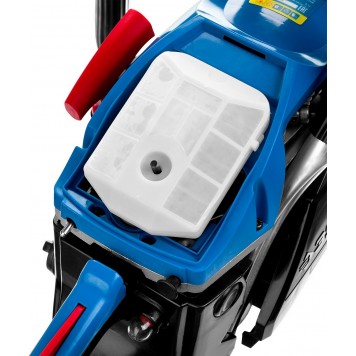 ПБЦ-490 45ДП | Пила цепная бензиновая, хромир. цилиндр, праймер, декомпрессионный клапан, 49 см3 (2,2 кВт), шина 45 см, 12500 об/мин, ЗУБР ПРОФЕССИОНАЛ-8