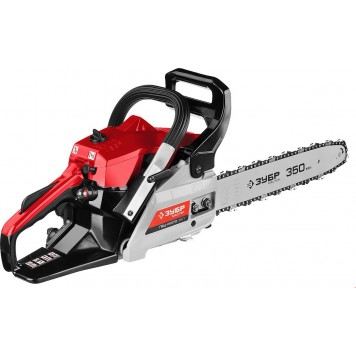 ПБЦ-М370 35П | Пила цепная бензиновая, хромир. цилиндр, праймер, 37 см3 (1,2 кВт), шина 35 см, 11500 об/мин, ЗУБР МАСТЕР-3