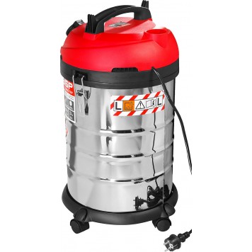 ПУ-30-1400 М3 | Пылесос строительный, модель М3-30, 30 л, 1400 Вт, сухая и влажная уборка, корпус из нержавеющей стали, розетка до 2000Вт, ЗУБР МАСТЕР-3