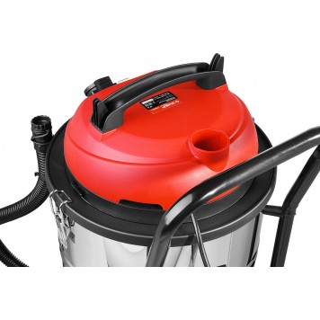 ПУ-60-1400 М4 | Пылесос строительный, модель М4-60, 60 л, 1400 Вт, сухая и влажная уборка, корпус из нержав. стали, розетка до 2000 Вт, ЗУБР МАСТЕР-5