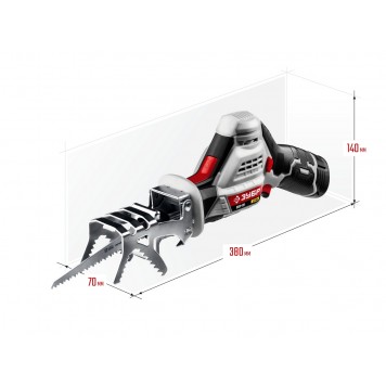 СПЛ-121 | Пила сабельная, в коробке, ЗУБР СТАНДАРТ-1