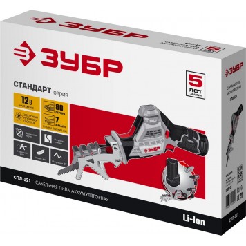 СПЛ-121 | Пила сабельная, в коробке, ЗУБР СТАНДАРТ-9