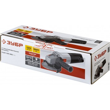 УШМ-125-950 М3 | Углошлифовальная машина (болгарка), 125 мм, 11000 об/мин, 950 Вт, ЗУБР МАСТЕР-7