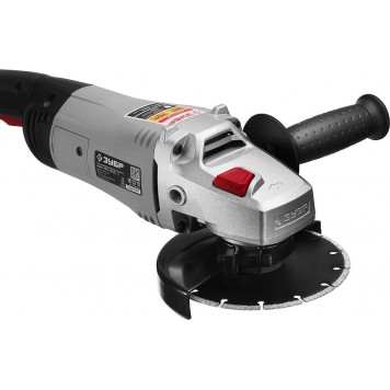 УШМ-150-1400 М3 | Углошлифовальная машина (болгарка), удлиненная рукоятка, 150 мм, 8500 об/мин, 1400 Вт, ЗУБР МАСТЕР-2