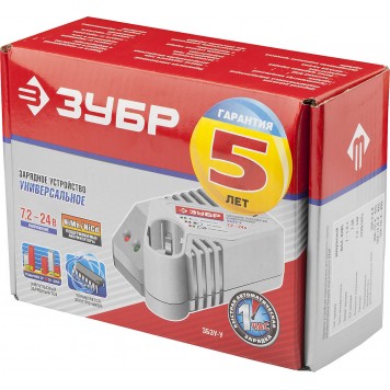 ЗБЗУ-У | Зарядное устройство 7.2-24 В, для Ni-Cd, Ni-Mh АКБ, ЗУБР МАСТЕР-2