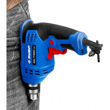 ЗД-П420 ЭР | Дрель безударная реверсивная, ЭР (электронная регулировка скорости), ключевой патрон, 10 мм, 420 Вт, ЗУБР ПРОФЕССИОНАЛ-5