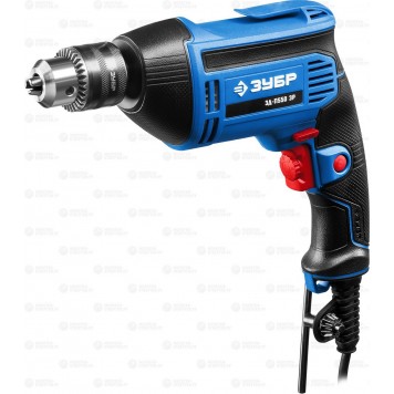 ЗД-П550 ЭР | Дрель безударная реверсивная, ЭР(электронная регулировка скорости), ключевой патрон, 13мм, 550Вт, ЗУБР ПРОФЕССИОНАЛ-0