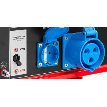 ЗЭСБ-4500-Э | Бензиновый генератор с электростартером, 4500 Вт, ЗУБР МАСТЕР-8