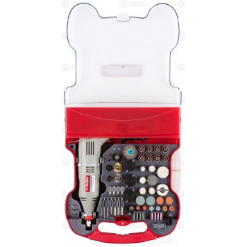 ЗГ-130ЭК H172 | Гравер электрический с набором мини-насадок в кейсе, 172 предмета, ЗУБР-0