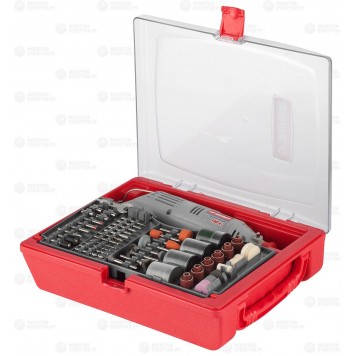 ЗГ-130ЭК H176 | Гравер электрический с набором мини-насадок в кейсе, 176 предметов, ЗУБР-0