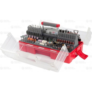 ЗГ-130ЭК H242 | Гравер электрический с набором мини-насадок в кейсе, 242 предмета, ЗУБР-0