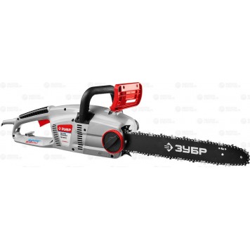 ЗЦП-2000-02 | Пила цепная (электропила), продольный двиг-ль, защита руки (тормоз цепи), масляный бачок, смена цепи без ключа, шина 40 см, 2000 Вт, ЗУБР МАСТЕР-0