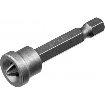 26002-2-50-1 | Бита Phillips, с ограничителем, 50 мм, тип хвостовика E 1/4", Cr-V, 1 шт в слайде, ЗУБР МАСТЕР-0