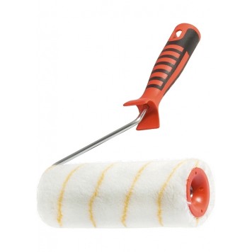 80661 | Валик для внутренних работ синтетический, с двухком.ручкой, 250 мм, ворс 12 мм, D 48 мм, D ручки 6 мм, полиакрил, MATRIX-0