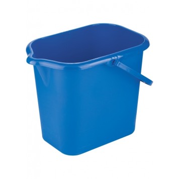 92951 | Ведро пластмассовое прямоугольное 16 л, синее, ELFE-0