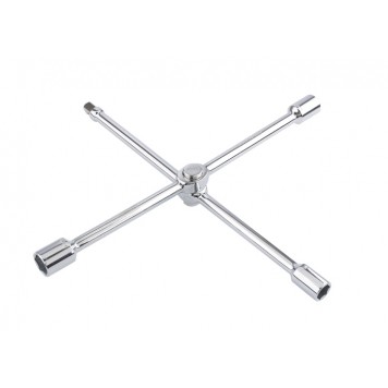 14250 | Ключ-крест баллонный, складной 17, 19, 21 мм и 1/2, 406 мм, хромированная, GROSS-2