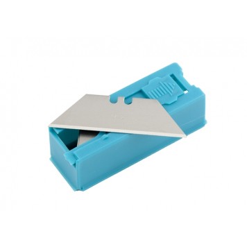 79376 | Лезвия, 19 мм, трапециевидные, пластиковый пенал, 12 шт, GROSS-2