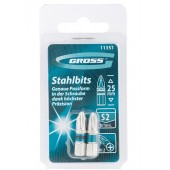 Набор бит РН2 х 25, сталь S2, 2 шт., GROSS 11351