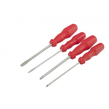 13395 | Набор отверток, пластмассовые ручки, 4 шт, МЕТАЛЛИСТ (Сосновское)-0