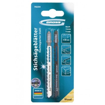 78254 | Набор полотен для электролобзика по дереву, 2 шт, GROSS-0