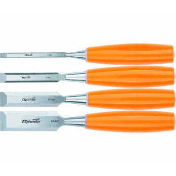 24412 | Набор стамесок плоских, 4 шт, 6-12-18-24 мм, SPARTA-0