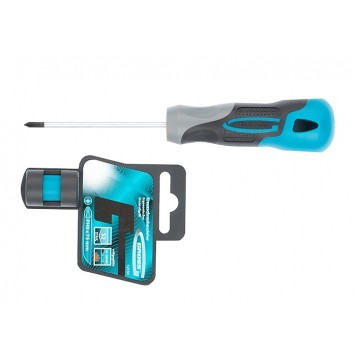 12131 | Отвертка PH0 x 75 мм, S2, трехкомпонентная рукоятка, GROSS-1