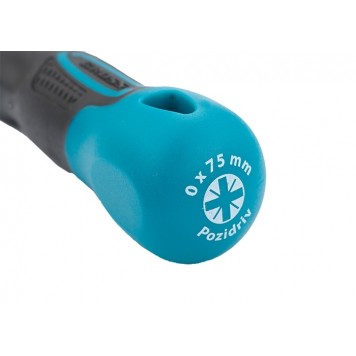 12155 | Отвертка PZ0 x 75 мм, S2, трехкомпонентная ручка, GROSS-3