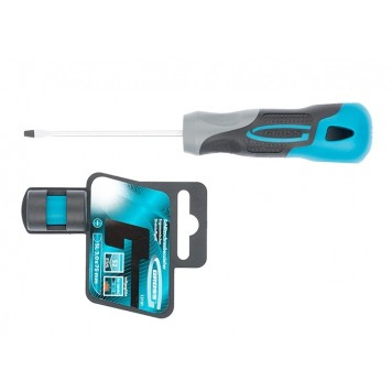 12101 | Отвертка SL3 x 75 мм, S2, трехкомпонентная рукоятка, GROSS-1