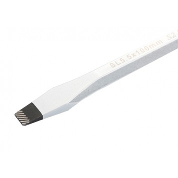 12110 | Отвертка SL5,5 x 100 мм, S2, трехкомпонентная рукоятка, GROSS-2