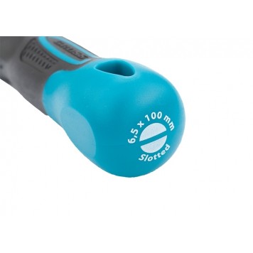 12116 | Отвертка SL6,5 x 100 мм, S2, трехкомпонентная рукоятка, GROSS-2