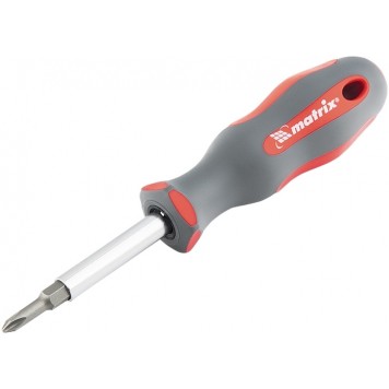 11987 | Отвертка комбинированная двухсторонняя, 4 в 1, MATRIX-1