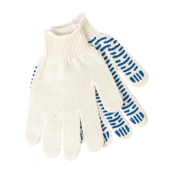 67716 | Перчатки х/б, ПВХ покрытие, "Волна", 10 класс Россия, РОССИЯ-1