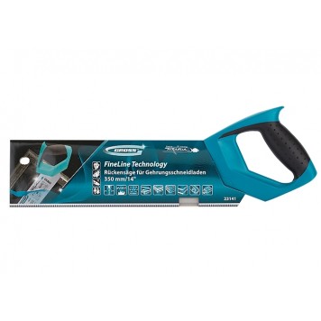 23141 | Пила обушковая для стусел, 350 мм/14", 11-12 TPI, каленый зуб 3D, двухкомпонентная рукоятка, GROSS PIRANHA-1