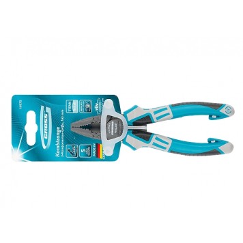 16972 | Плоскогубцы комбинированные 165 мм, трехкомпонентные рукоятки, GROSS-2