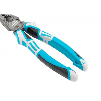 16975 | Плоскогубцы комбинированные 205 мм, трехкомпонентные рукоятки, GROSS-3