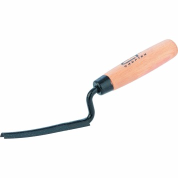 86337 | Расшивка каменщика для внешних швов, 10 мм, полукруглая, буковая ручка, СИБРТЕХ-0